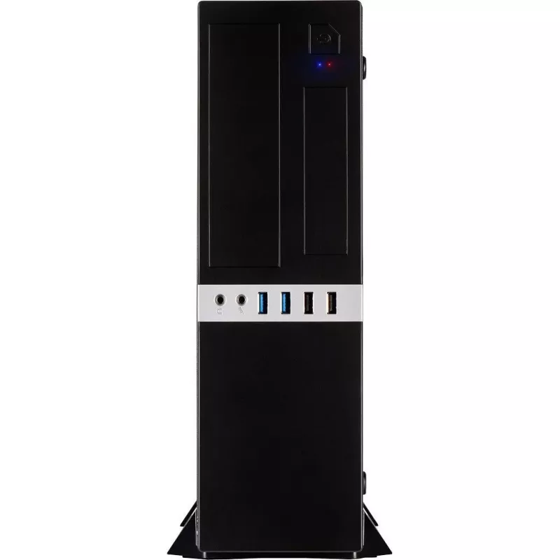 Inter-Tech IT-503 - SFF - Mini-ATX - be maitinimo šaltinio (TFX12V) - matinė juoda - USB/Audio (88881270)