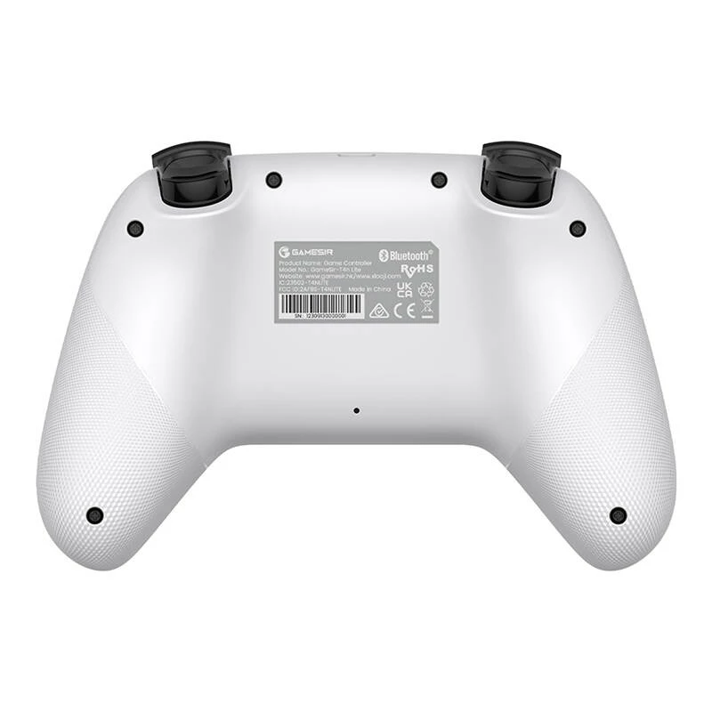 Belaidis žaidimų valdiklis GameSir T4n Lite White Bluetooth suderinamas, belaidis, įkraunamas