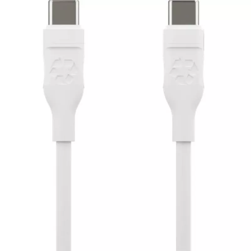 dbramante1928 Bulk kabelis 2.5m USB-C/USB-C USB laidas USB 2.0 USB C baltas