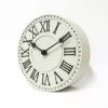 NeXtime klok 5187wi London Table, Ø16 cm, Sieninis, Balta/ Juoda+B32