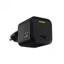 Mobiliojo įrenginio įkroviklis Green Cell CHARGC06, USB-C 33W, Quick Charge 3.0, kintamosios srovės įvestis 100–240V, juodas