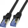 VALUE Outdoor komutacinis kabelis Cat.6A (EA klasė) S/FTP (PiMF), solid wire, LSOH, juoda, 50 m (21.99.0722)