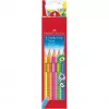 Spalvoti pieštukai Faber-Castell Jumbo GRIP