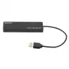 USB šakotuvas Tellur Basic 4 prievadų USB 2.0 — juodas, 4x USB-A prievadai