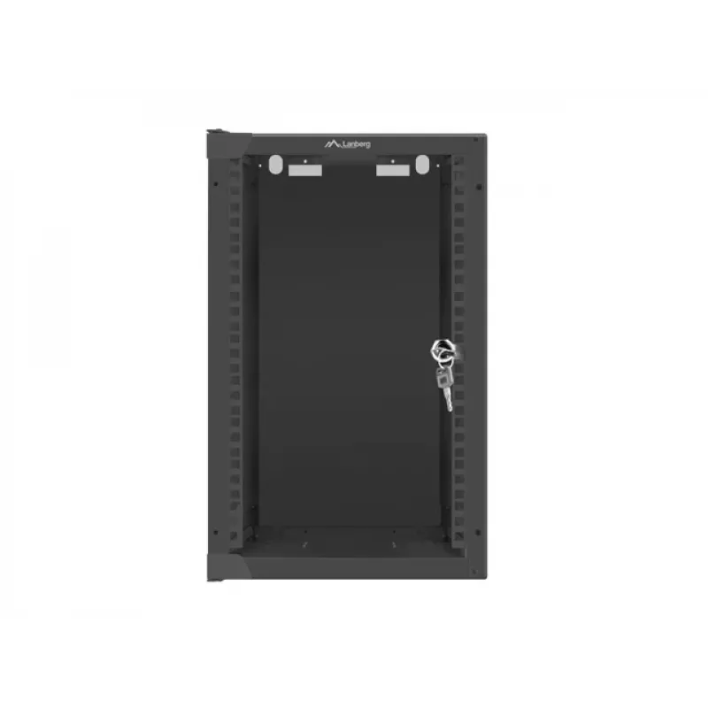 Prie sienos montuojama spinta LANBERG WF10-2309-10B 9U, 469×280×310 mm, 10 colių gylis, juoda, IP20