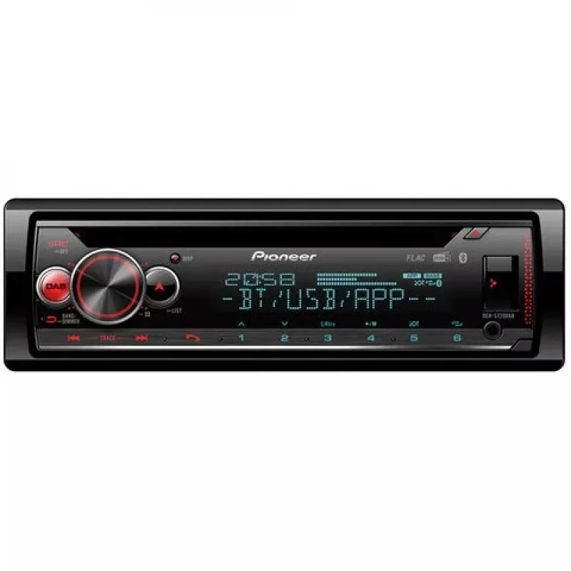 Automagnetola Pioneer DEH-S720DAB juoda 200W Bluetooth