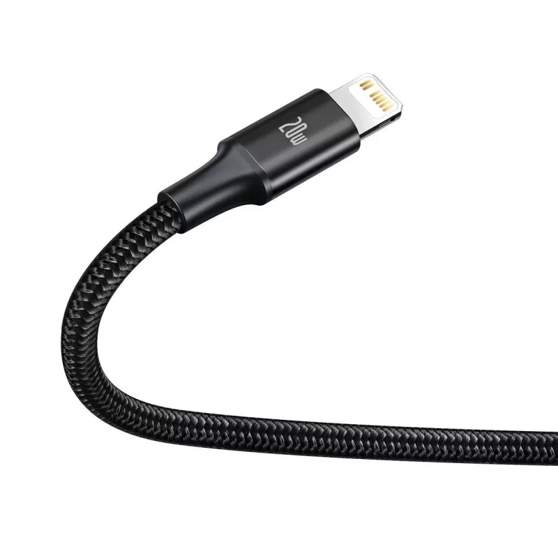 Baseus Rapid 3-in-1 USB laidas 1,5 m USB A USB C/Micro USB A/Lightning juodas