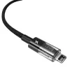 Baseus Gem USB į IP 2.4A greito įkrovimo kabelis 2 m Juoda