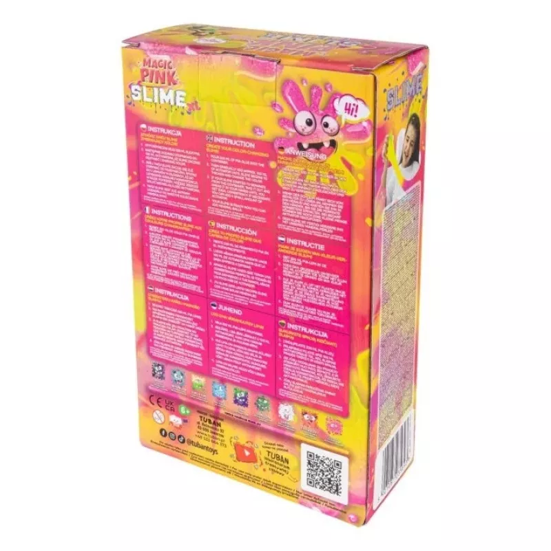 „Pasidaryk pats“ slime rinkinys TUBAN TU3569 — Magic Pink XL, netoksiškas, saugus vaikams