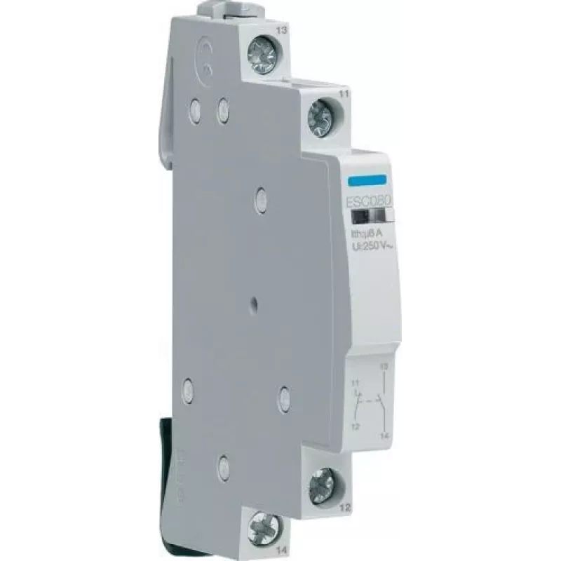 Hager ESC080 - Pilka - 6 A - 1/6 mm² - -10 - 50 °C - 230 V
