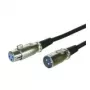 Microconnect XLRMF6 garso kabelis 6 m XLR (3 kontaktų) Juodas