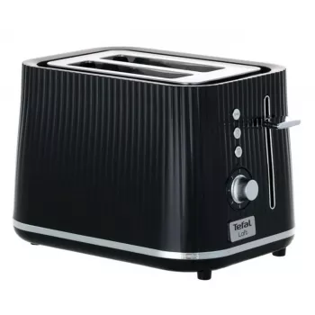 Skrudintuvas Tefal Loft 2S TT761838 — 2 riekėms, 7 skrudinimo lygiai, atitirpinimas/pakartotinis kaitinimas, nuimamas trupinių padėklas, juodos spalvos