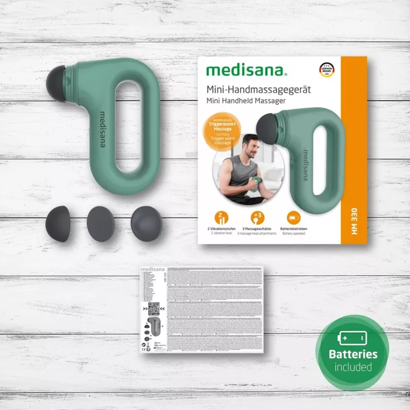 Medisana HM 330 masažuoklis Universalus Juodas, Žalias