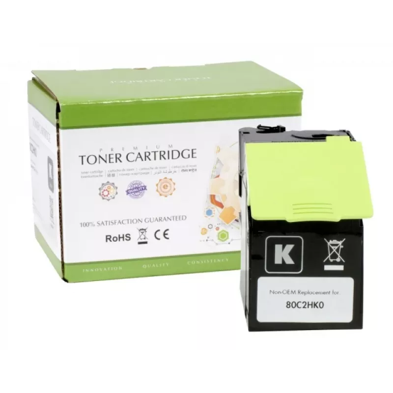 Suderinami Static-Control Lexmark 802HK, juoda, didelio našumo, 4000 psl. (80C2HC0)