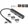 USB Type-C šakotuvas Alcasa HUB-C002A 5000 Mbit/s HDMI USB 3.0