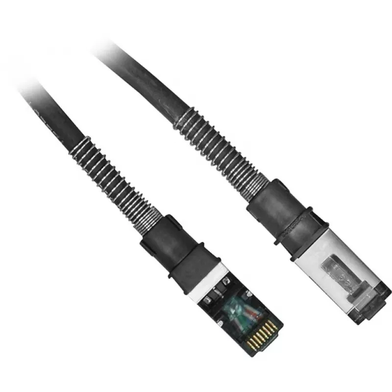 Tinklo kabelis PatchSee PCI6 FTP Juoda Cat6a 3,1 m