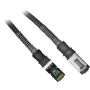 Tinklo kabelis PatchSee PCI6 FTP Juoda Cat6a 3,1 m