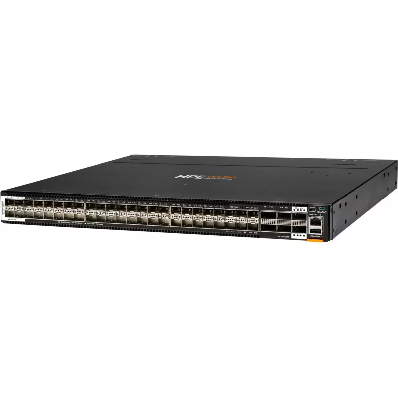 HPE - Aruba CX 8360-48Y6C v2 - Jungiklis - L3 - valdomas - 44 x 1/10/25 Gigabit SFP / SFP+ / SFP28 + 4 x 10 Gigabit / 25 Gigabit SFP+ / SFP28 + 4 x 40/100 Gigabit QSFP+ / QSFP28 + 2 x