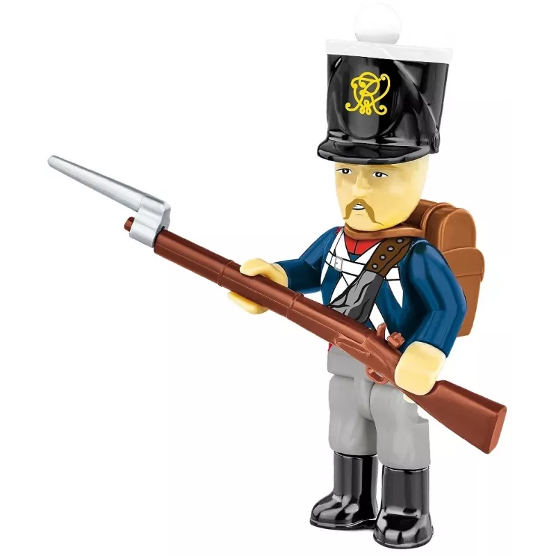 Cobi Prūsijos karių rinkinys — 39 detalės, kolekcionuojamos minifigūrėlės