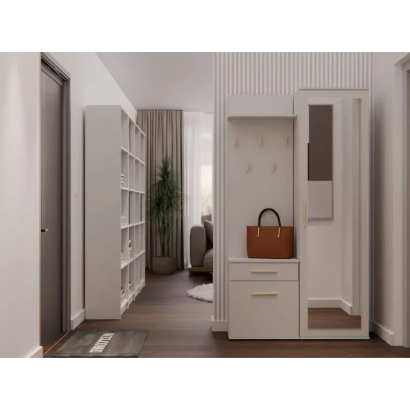 Viršutinė spintos modulinė sekcija GARDEROBA DUO KASZMIR