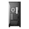 PC korpusas DeepCool CG580 4F Midi Tower — ATX/ITX/MicroATX, grūdintas stiklas, 3×120 mm + 1×120 mm ventiliatoriai, 2×3,5 col. ir 2×2,5 col., USB-A×2 USB-C×1, juodas