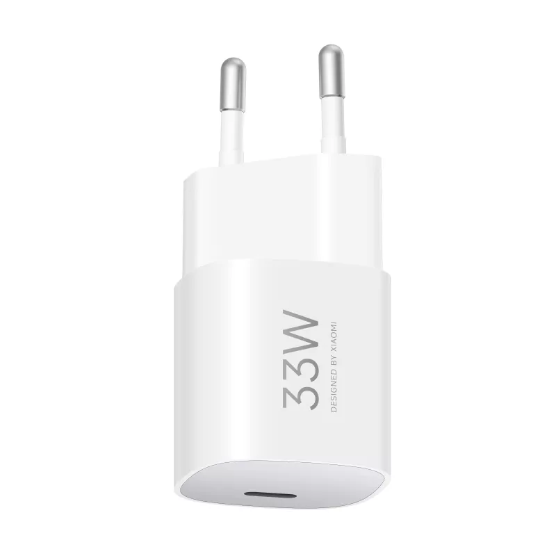Xiaomi 33W Nano USB-C ES maitinimo adapteris — 33 W USB-C išvestis telefonams ir planšetėms