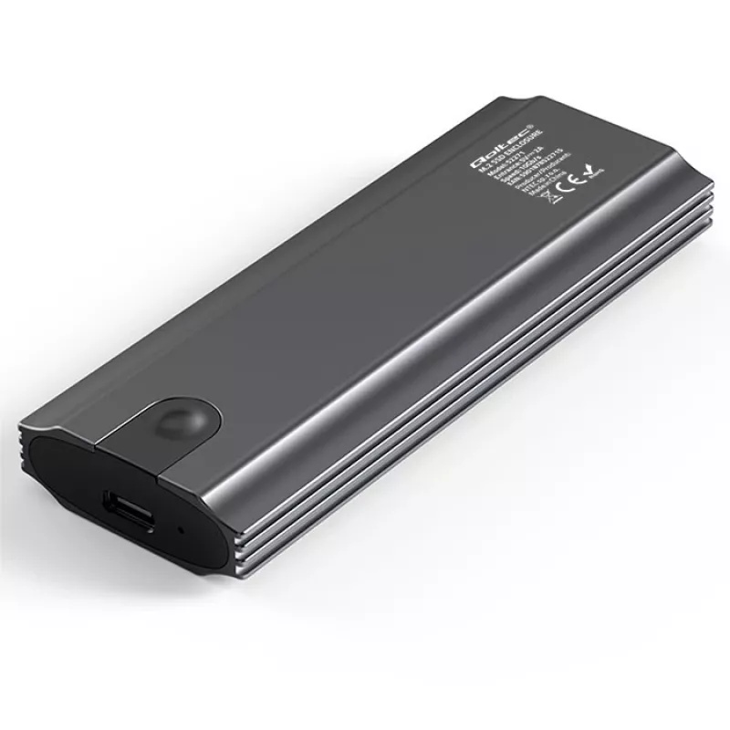 Qoltec 52271 saugojimo diskų dėklas SSD dėklas Pilka M.2