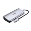 USB-C šakotuvas Unitek D1122A01 su 2x HDMI 4K ir 100W maitinimo tiekimu