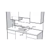 Beko HDCC32200X kaitlentė įmontuojama zoninė indukcinė kaitlentė 2 zonos(-ų)
