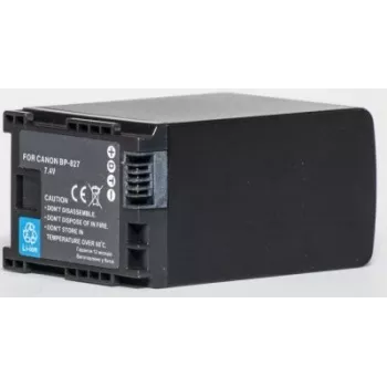 Įkraunama kameros baterija Extra Digital BP-827, ličio jonų 3200 mAh, suderinama su Canon BP-827