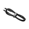 USB-C į USB-C kabelis FIXED FIXDLS-CC12-BK, 1,2 m, 60 W galia ir duomenys
