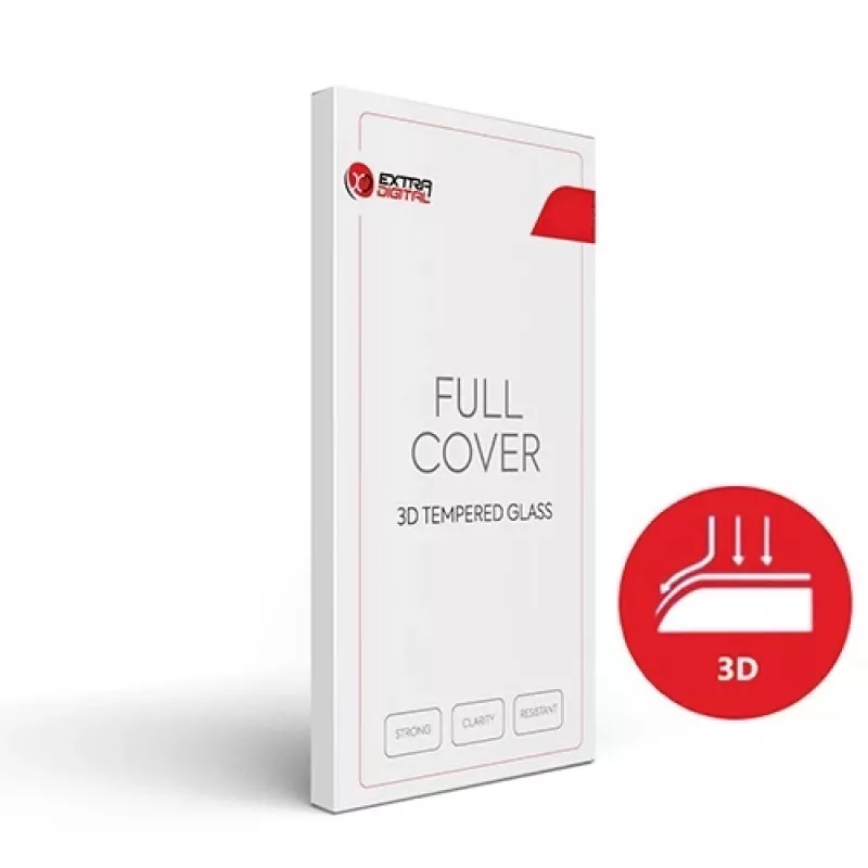 Apsauginis stiklas SAMSUNG Galaxy Xcover Pro (3D, juodas)