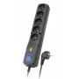 Lestar 5w Lv-530wa, apsauga nuo viršįtampių, 2,5 m, juoda Lv-530w G-a K. Cz 2,5m