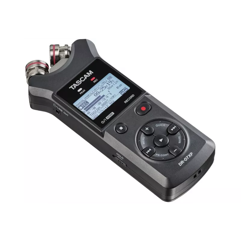 Tascam DR-07XP - nešiojamas skaitmeninis įrašytuvas su USB sąsaja