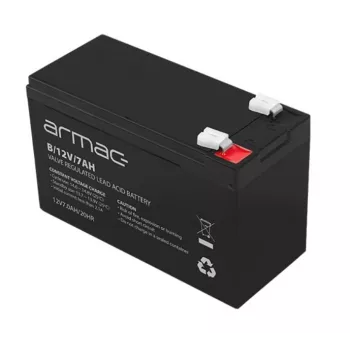 UPS baterija ARMAC B/12V/7AH — Sandari švino rūgštinė 12V 7Ah, maks. iškrova 110A, ABS korpusas
