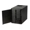 Kompiuterio korpusas Sidabrinėstone SST-DS380B Mini-ITX Juoda