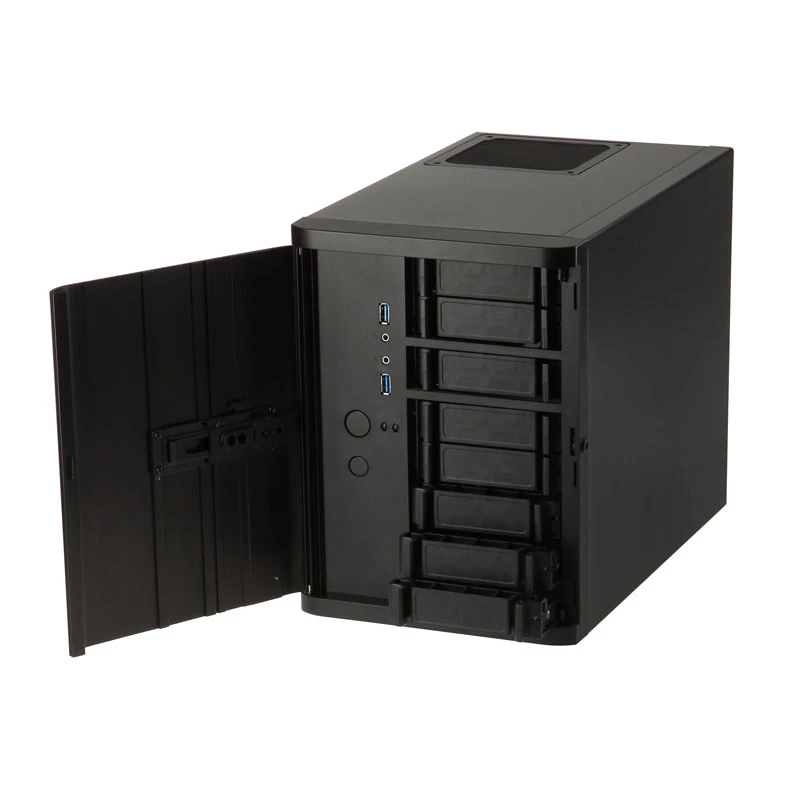 Kompiuterio korpusas Sidabrinėstone SST-DS380B Mini-ITX Juoda