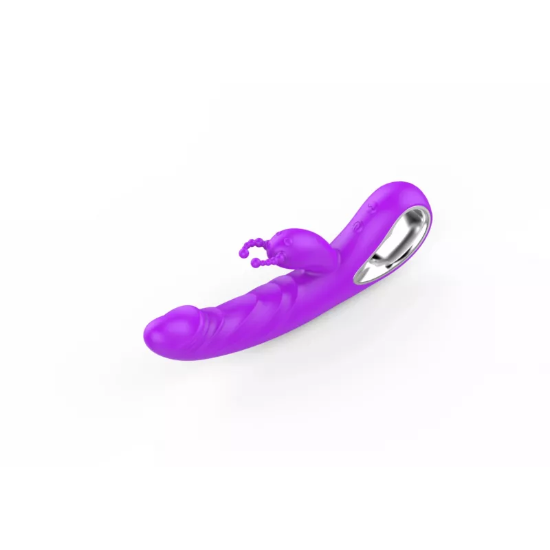 Vibratorius Erolab Silikonas Violetinis