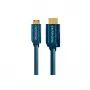 Mini-HDMI+Adapter kabelis su Ethernet (HDMI A/HDMI Mini C) - 2,0 m didelės spartos adapteris HDMI į Mini-HDMI
