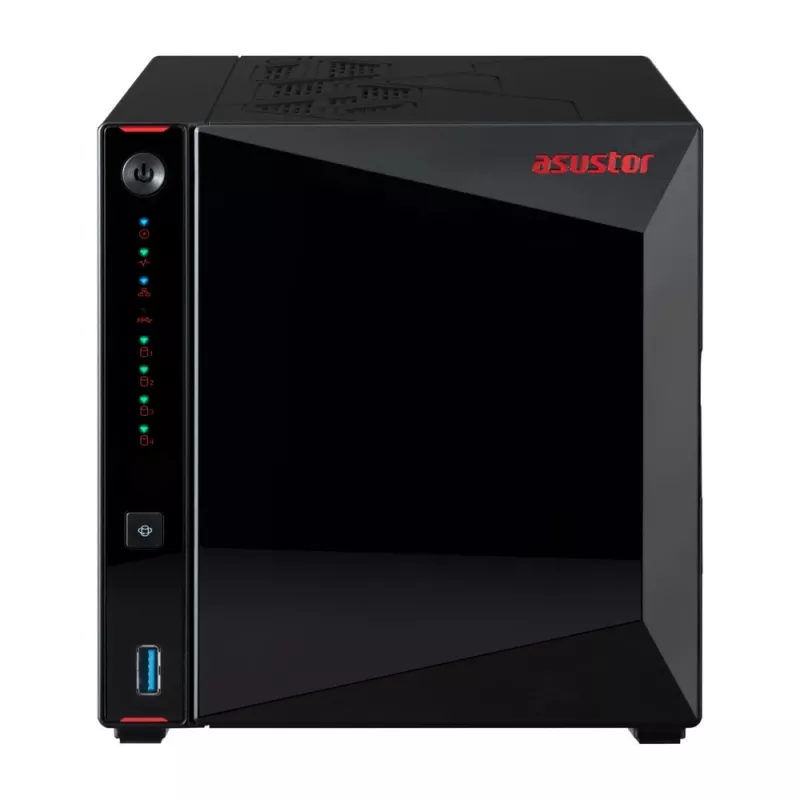 Asustor AS5404T NAS / saugyklos serveris Intel® Celeron® N5105 4 GB DDR4 0 TB ADM juodas