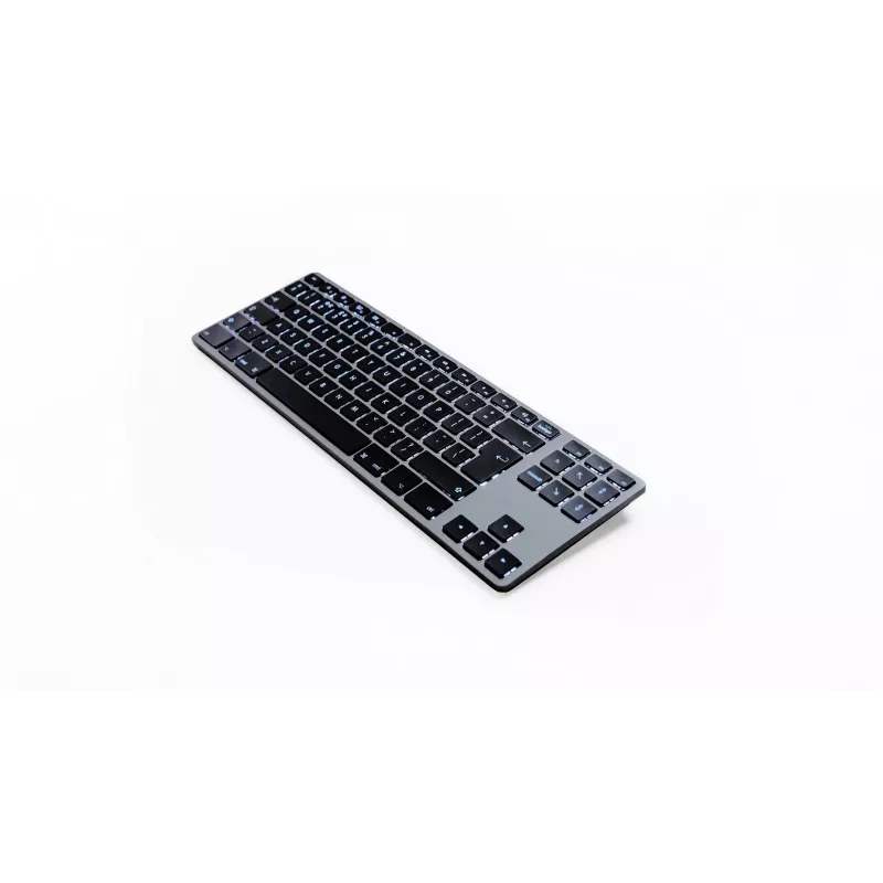 Klaviatūra aliumininė Mac Tenkeyless RGB Space Gray