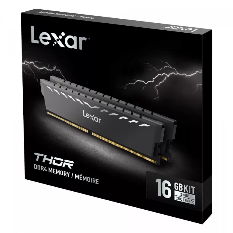 Lexar LD4BU016G-R3200GDXG atminties modulis, pilkas