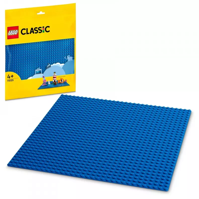 LEGO konstrukcinė plokštė 11025 — mėlyna pagrindo plokštė 32x32 kaištukų, 250×250 mm