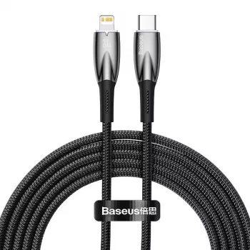 USB-C į Lightning laidas Baseus Glimmer 20W, 2 m — Greitas įkrovimas ir duomenų sinchronizavimas