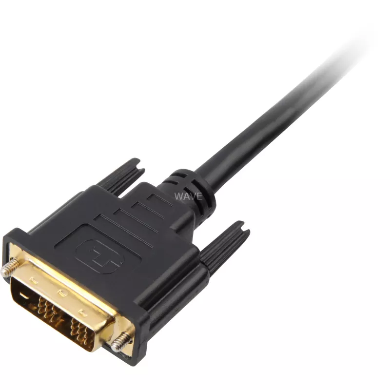 Adapter Cable HDMI > DVI-D (18+1) (black, 1 Meter)