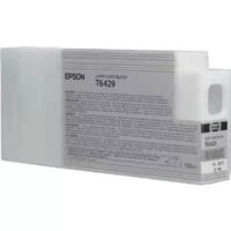 Epson T6429 Light Light Juoda rašalo kasetė (150 ml), standartinė išeiga, šviesiai šviesiai juoda, pigmentinis rašalas, 150 ml, 1 vnt.