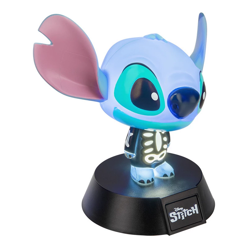 Stalinė lempa Paladone Stitch Skeleton Icon Light – personažo naktinė lemputė
