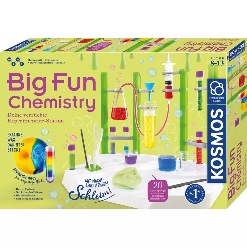 Didžioji linksmoji chemija, eksperimentų rinkinys