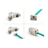 DeLOCK keystone modulis 88113 Plokščias RJ-45 Mėlynas 10 vnt.
