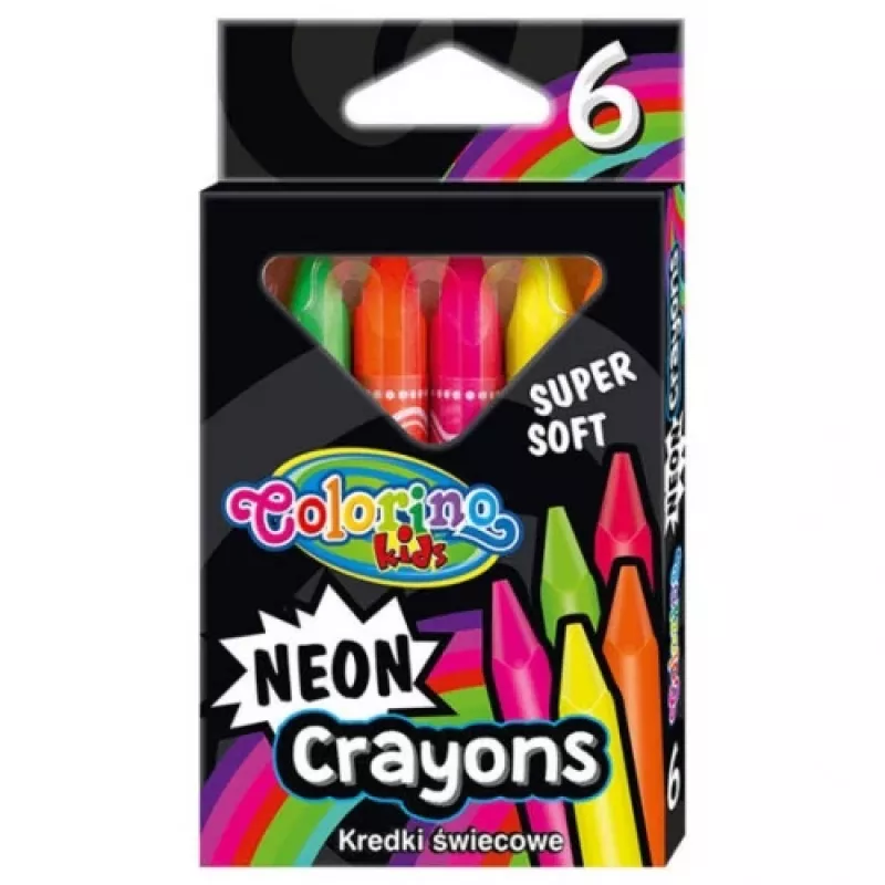 Colorino Kids neoninės kreidelės 6 spalvų